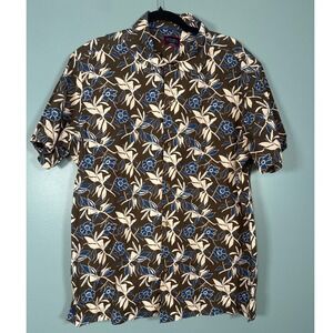 UNTUCKIT Aramon Men's X-Large Regular Fit Short Sleeve Button Down Shirt Floral